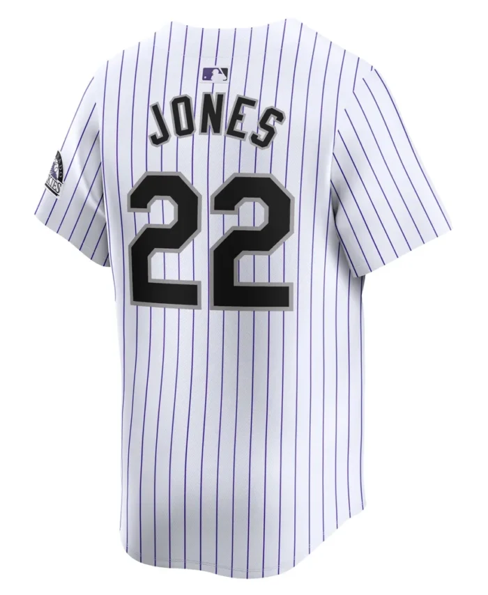 Nolan Jones Colorado Rockies Home Limited Player Jersey - White