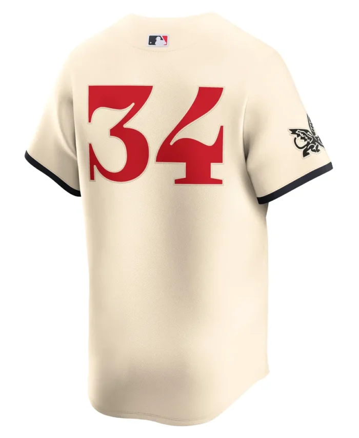 Nolan Ryan Texas Rangers City Connect Limited Player Jersey- Natural