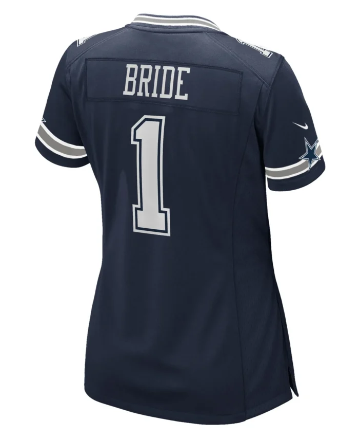 Number 1 Bride Dallas Cowboys Women's Game Jersey - Navy