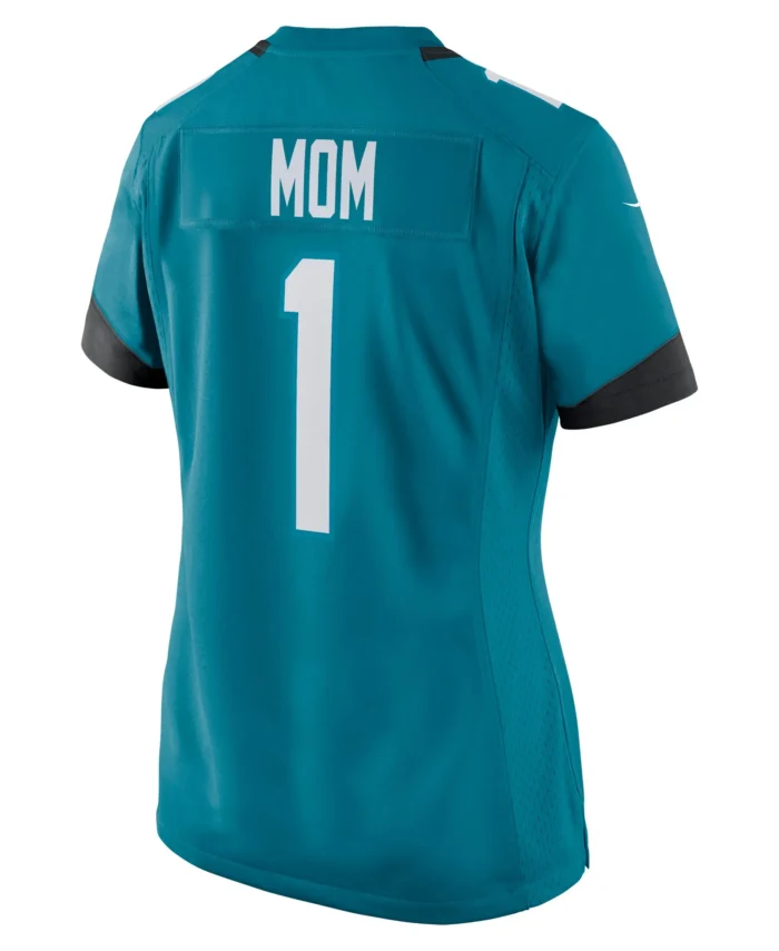 Number 1 Mom Jacksonville Jaguars Women's Game Jersey - Teal