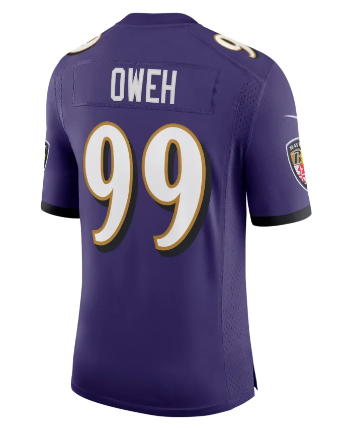 Odafe Oweh Baltimore Ravens Vapor Limited Jersey - Purple