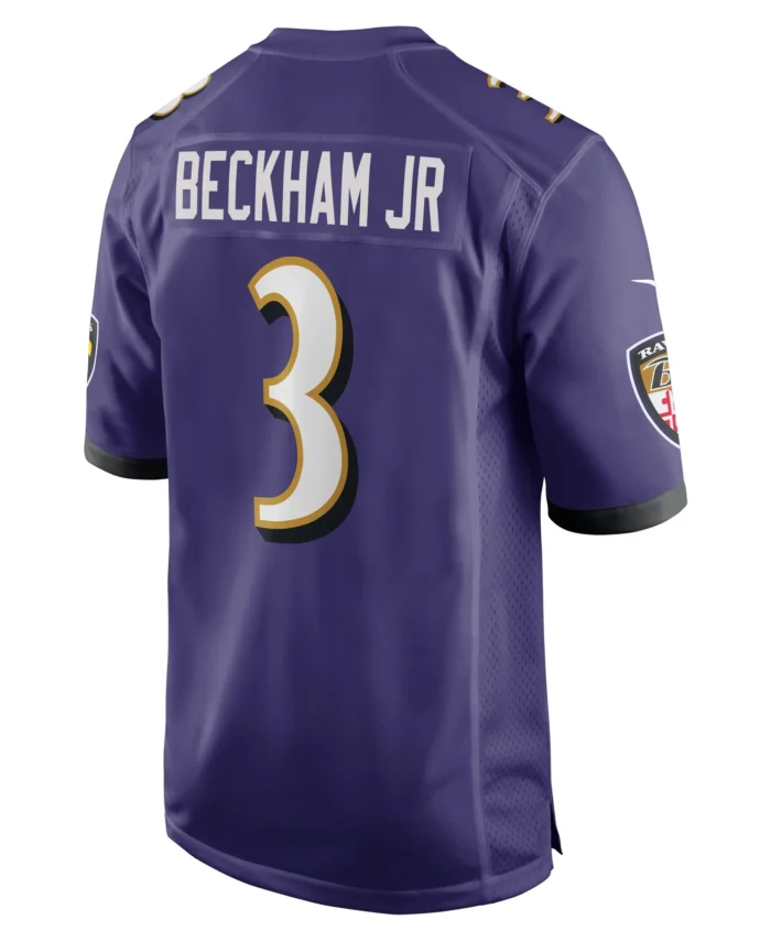 Odell Beckham Jr. Baltimore Ravens Game Jersey - Purple