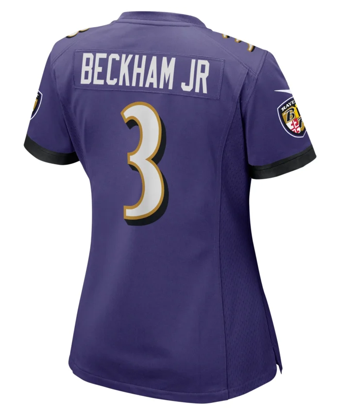 Odell Beckham Jr. Baltimore Ravens Women's Game Jersey - Purple