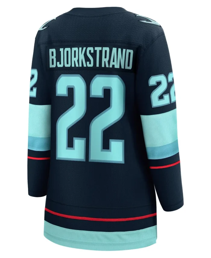 Oliver Bjorkstrand Seattle Kraken Fanatics Women Home Breakaway Player Jersey - Deep Sea Blue