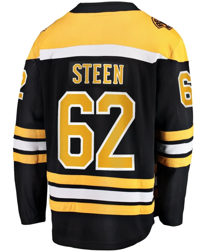 Oskar Steen Boston Bruins Fanatics Home Breakaway Player Jersey - Black