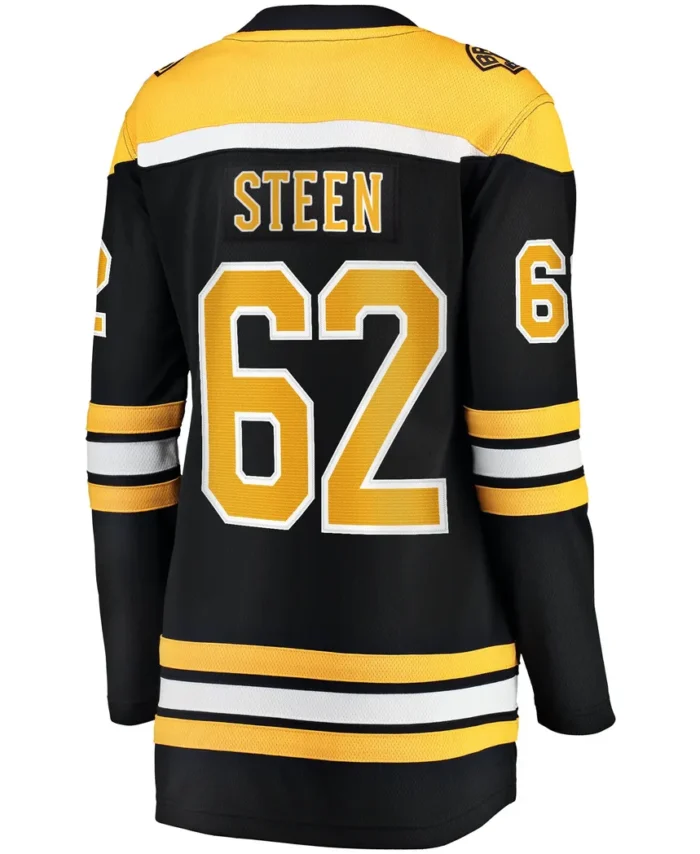 Oskar Steen Boston Bruins Fanatics Women Home Breakaway Player Jersey - Black