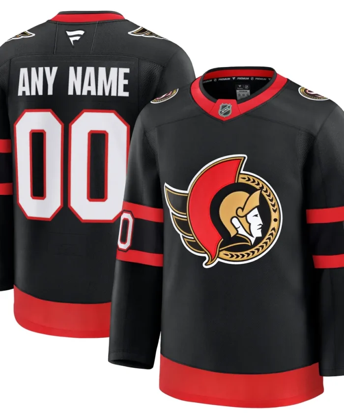 Ottawa Senators Fanatics Home Premium Custom Jersey - Black