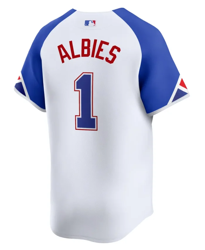 Ozzie Albies Atlanta Braves City Connect Limited Player Jersey - White