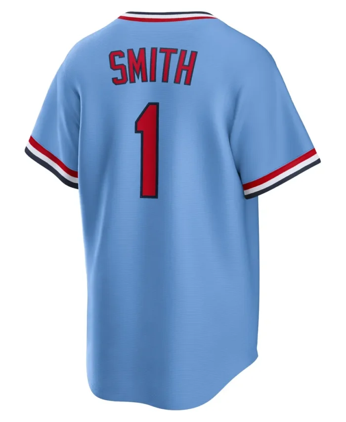 Ozzie Smith St. Louis Cardinals Road Cooperstown Collection Player Jersey - Light Blue