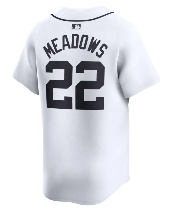 Parker Meadows Detroit Tigers Home Limited Player Jersey - White