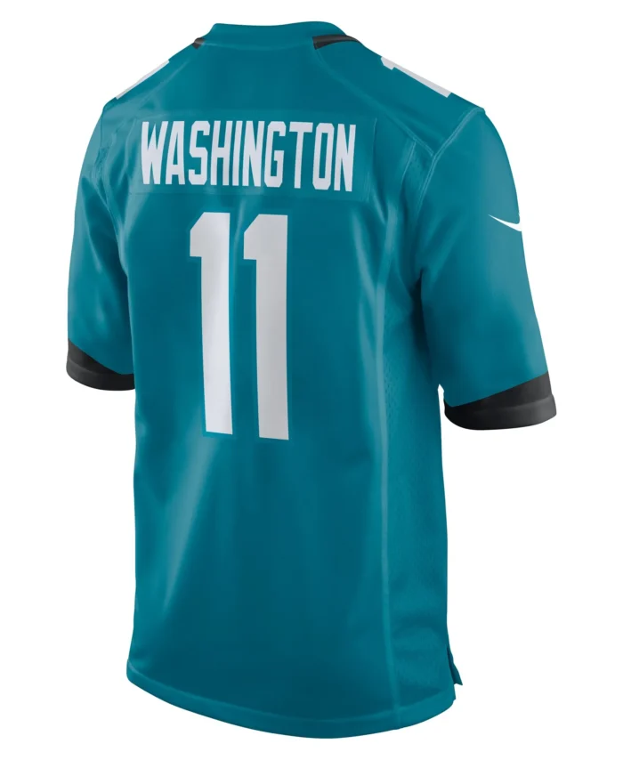Parker Washington Jacksonville Jaguars Team Game Jersey -  Teal