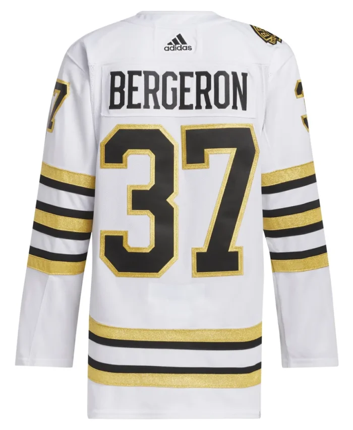 Patrice Bergeron Boston Bruins Away Primegreen Authentic Player Jersey - White