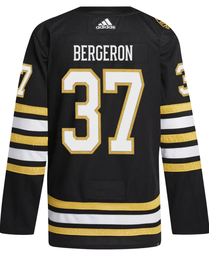 Patrice Bergeron Boston Bruins Home Primegreen Authentic Player Jersey - Black