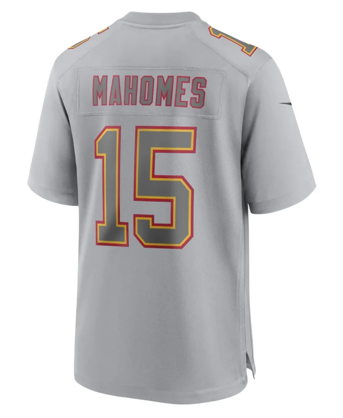 Patrick Mahomes Kansas City Chiefs Super Bowl LVII (2022 Season) Patch Atmosphere Fashion Game Jersey - Gray