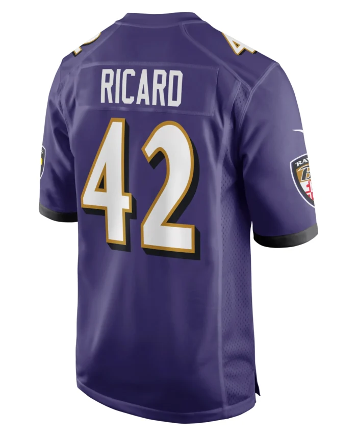 Patrick Ricard Baltimore Ravens Game Jersey - Purple