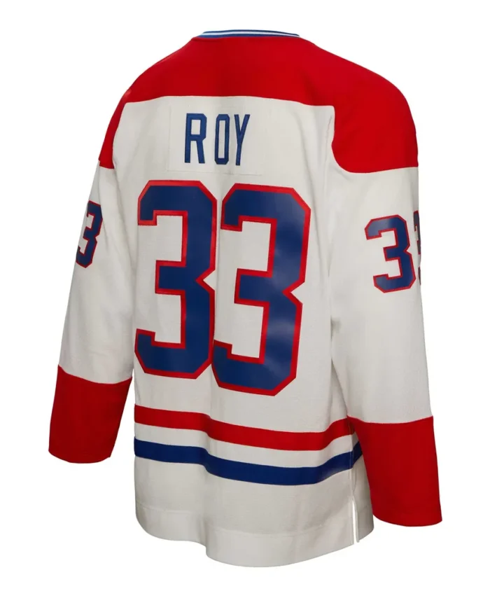 Patrick Roy Montreal Canadiens Mitchell Ness  1992/93 Blue Line Player Jersey - White