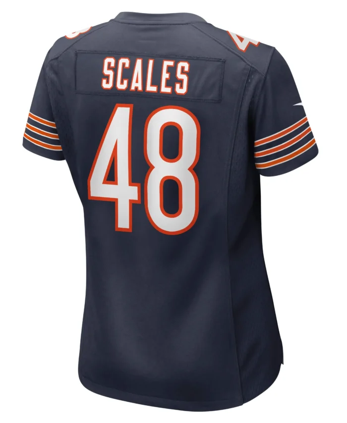 Patrick Scales Chicago Bears Women's Game Jersey - Navy