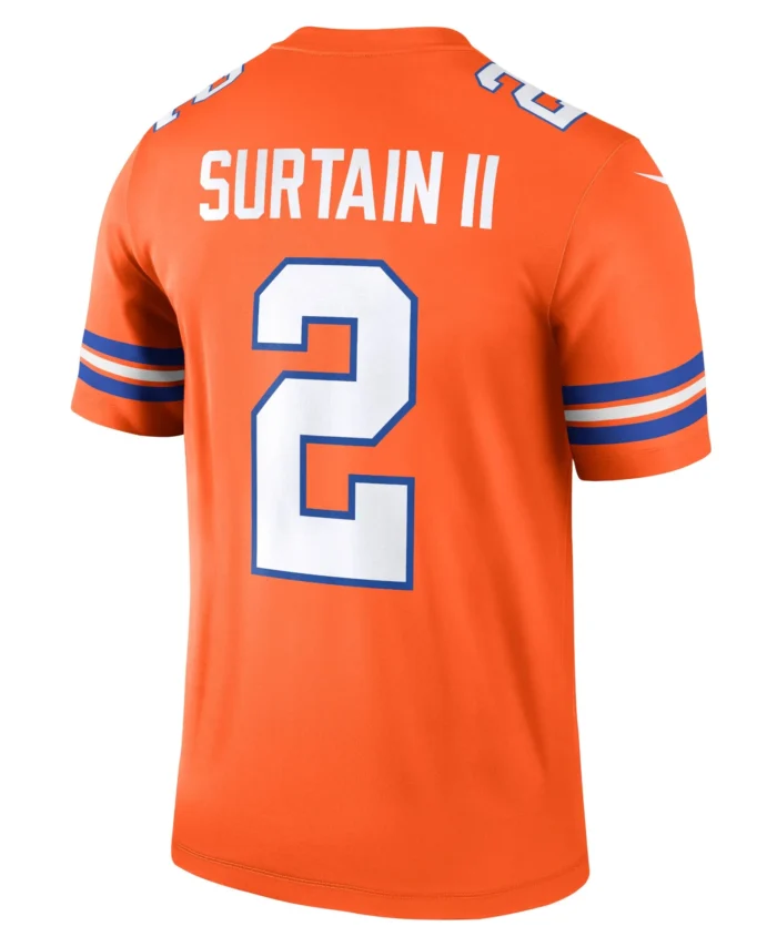 Patrick Surtain II Denver Broncos Alternate Legend Player Performance Top - Orange