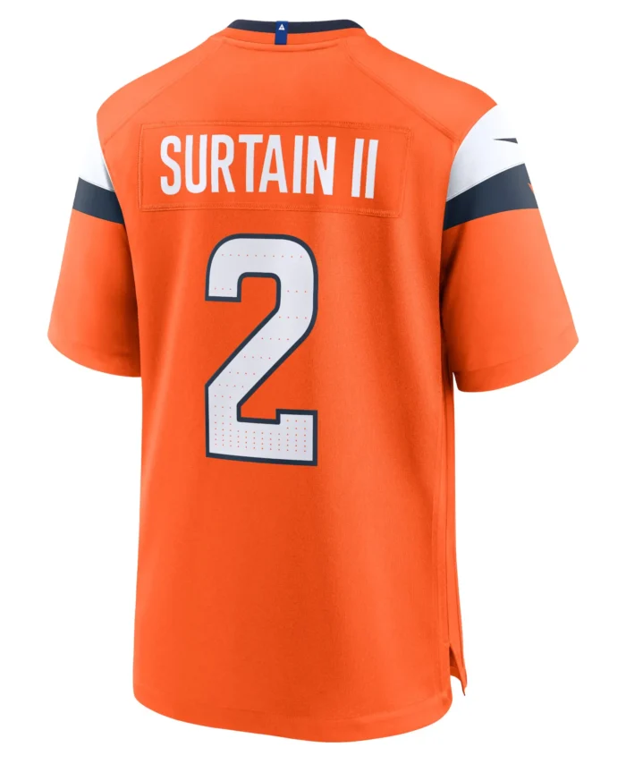 Patrick Surtain II Denver Broncos Mile High Collection Game Jersey - Orange