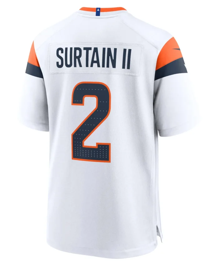 Patrick Surtain II Denver Broncos Mile High Collection Game Jersey - White