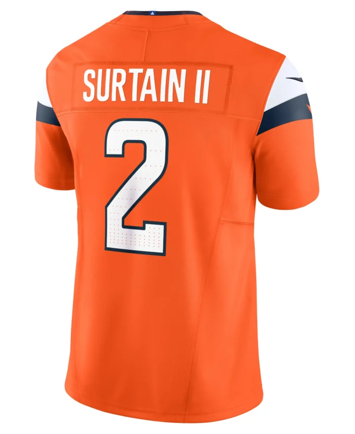 Patrick Surtain II Denver Broncos Mile High Collection Vapor F.U.S.E. Limited Jersey - Orange
