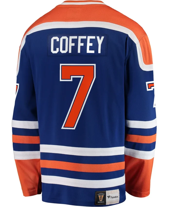 Paul Coffey Edmonton Oilers Fanatics Premier Breakaway Retired Player Jersey - Blue