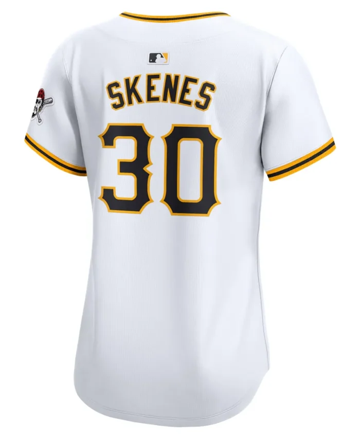 Paul Skenes Pittsburgh Pirates Women Home Limited Player Jersey- White