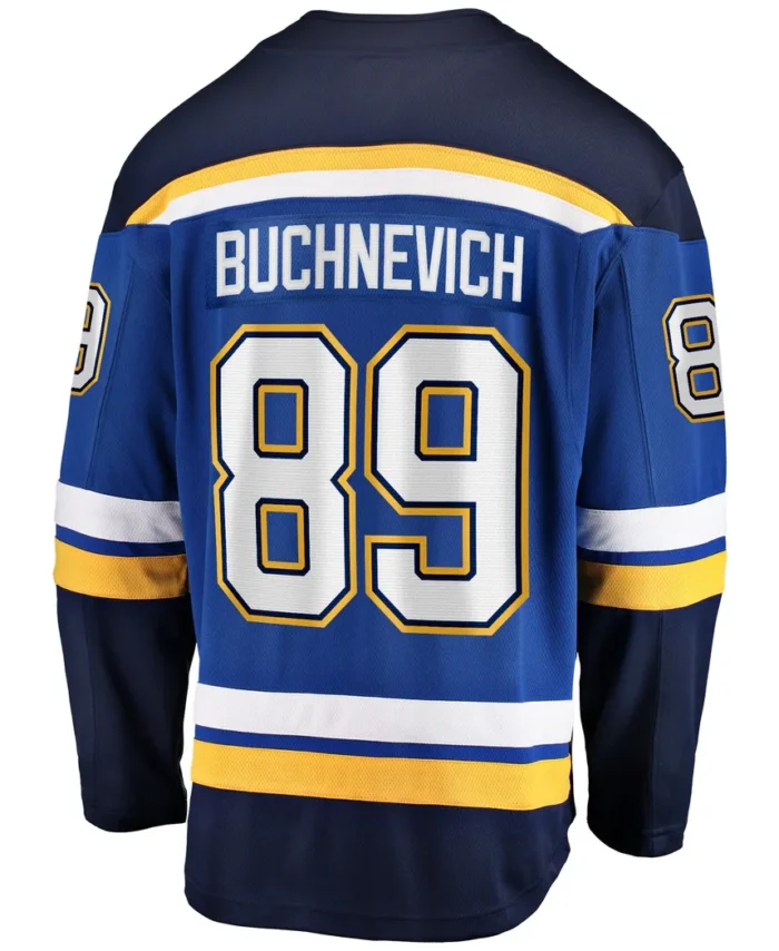 Pavel Buchnevich St. Louis Blues Fanatics Home Breakaway Player Jersey - Blue