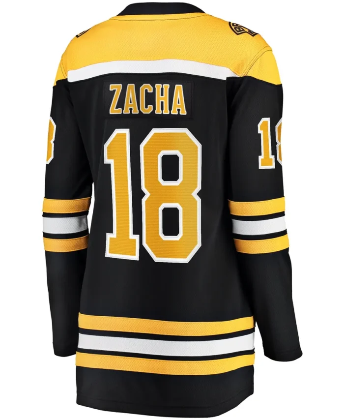 Pavel Zacha Boston Bruins Fanatics Women Home Breakaway Player Jersey - Black