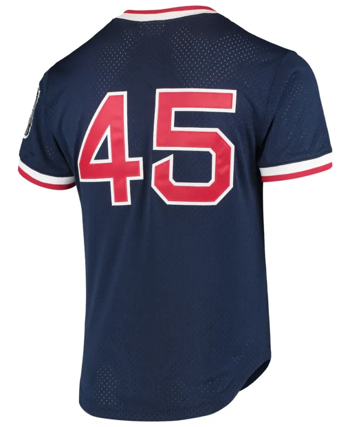 Pedro Martinez Boston Red Sox Mitchell Ness 1999 Cooperstown Collection Mesh Batting Practice Jersey - Navy
