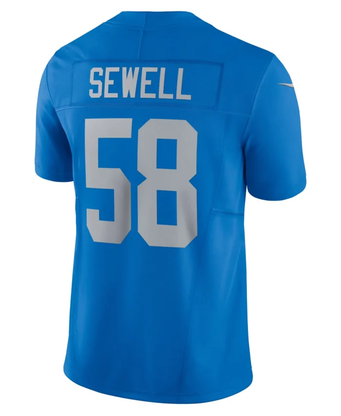 Penei Sewell Detroit Lions Vapor F.U.S.E. Alternate Limited Jersey - Blue