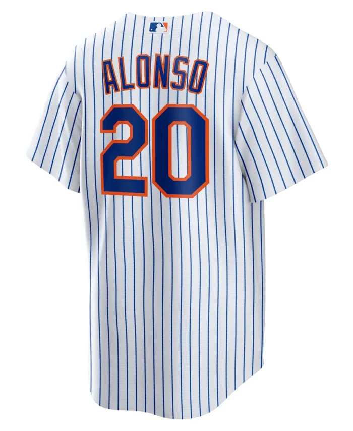 Pete Alonso New York Mets Home Replica Player Name Jersey - White