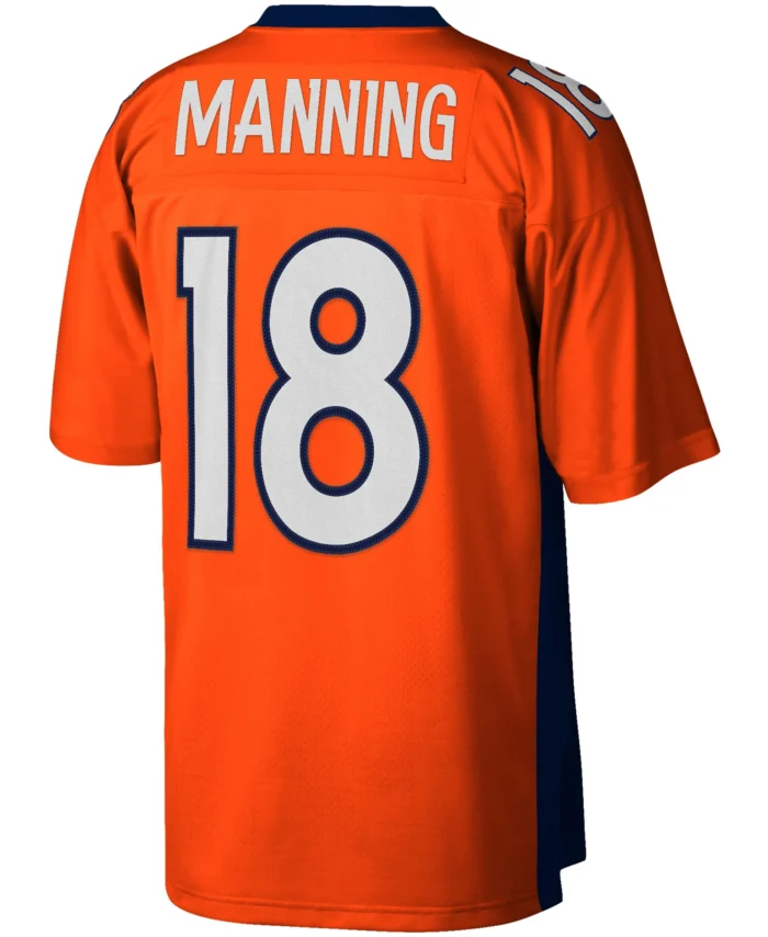 Peyton Manning Denver Broncos Mitchell & Ness Big & Tall 2015 Retired Player Replica Jersey - Orange