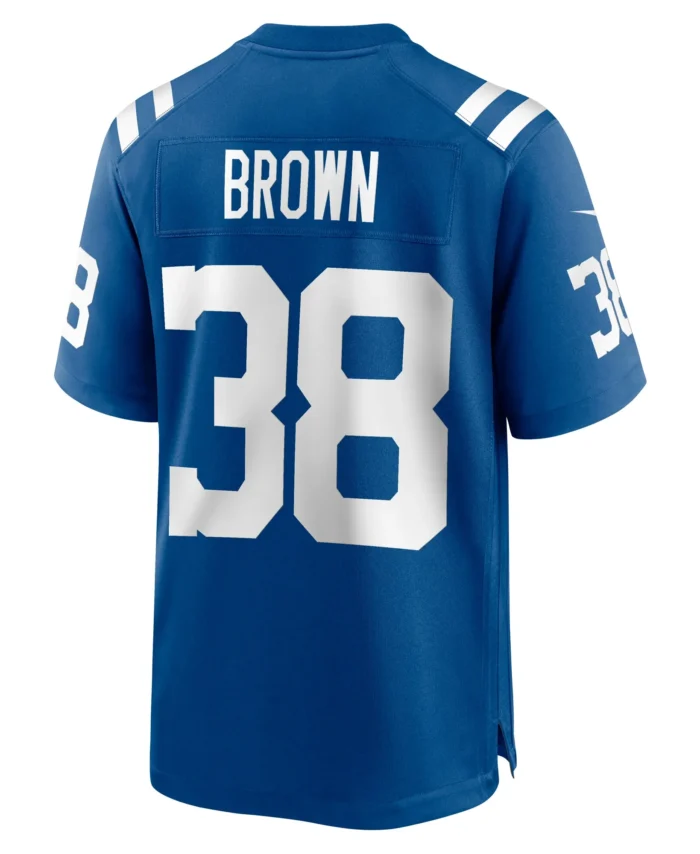 Pharaoh Brown Indianapolis Colts Game Player Jersey - Royal
