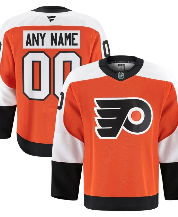 Philadelphia Flyers Fanatics Home Authentic Pro Custom Jersey - Orange