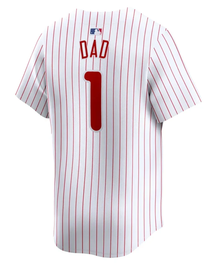 Philadelphia Phillies Dad Home Limited Jersey- White