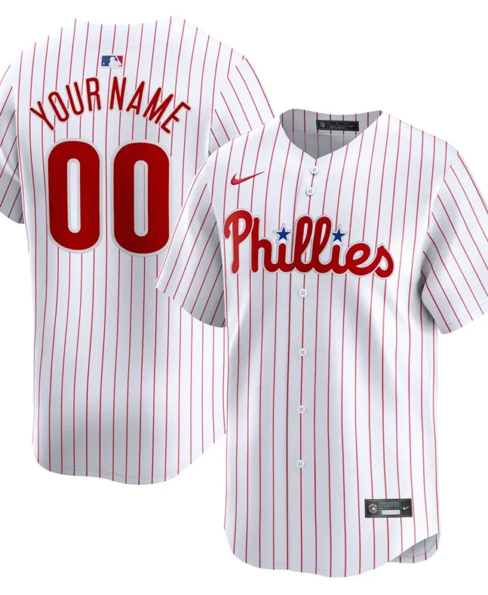 Philadelphia Phillies Home Limited Custom Jersey- White