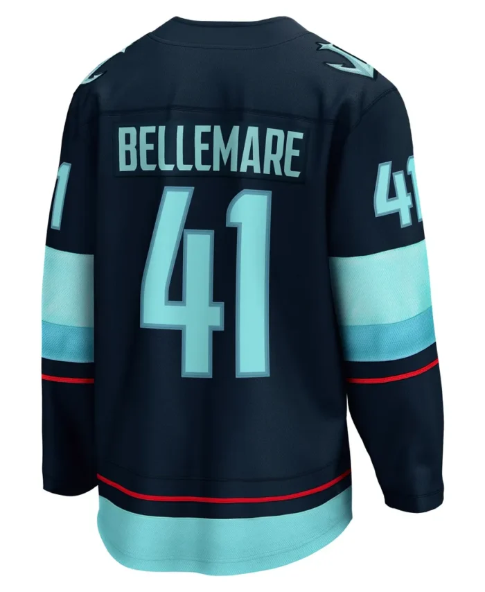 Pierre-Edouard Bellemare Seattle Kraken Fanatics Home Breakaway Player Jersey - Deep Sea Blue