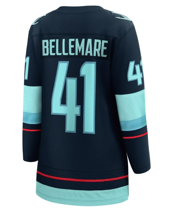 Pierre-Edouard Bellemare Seattle Kraken Fanatics Women Home Breakaway Player Jersey - Deep Sea Blue