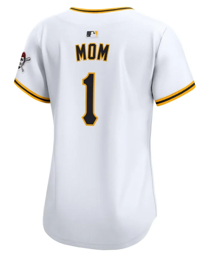 Pittsburgh Pirates Women Mom Home Limited Jersey- White