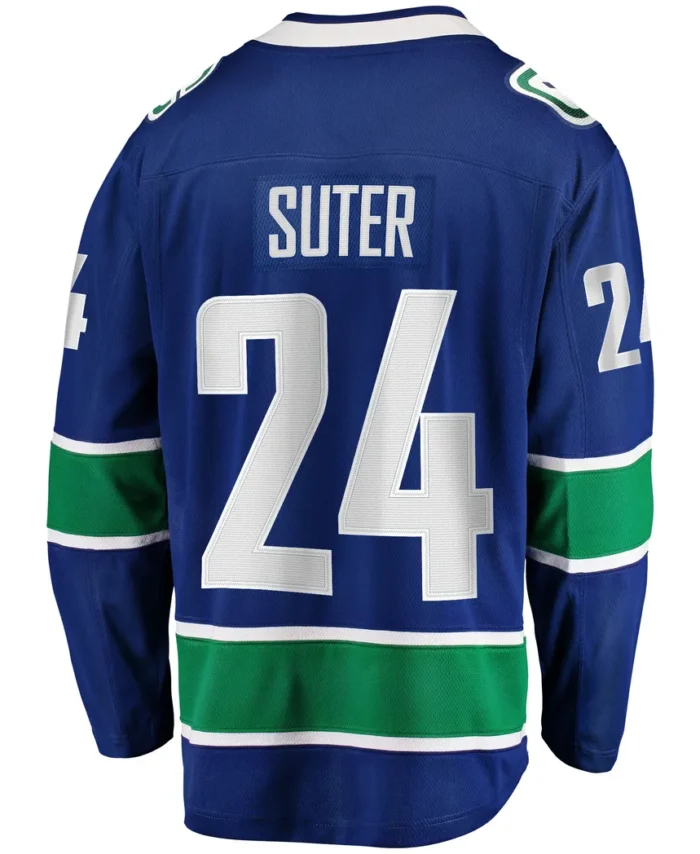 Pius Suter Vancouver Canucks Fanatics Home Premier Breakaway Player Jersey - Blue
