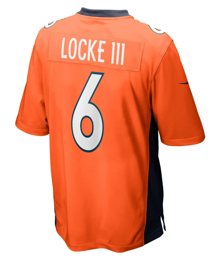 P.J. Locke Denver Broncos Game Player Jersey - Orange