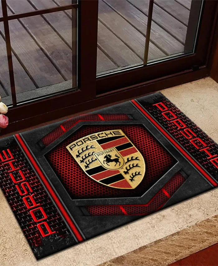 Performance Car Doormat, All Over Print Doormat For Car Fans CAR135 - Red