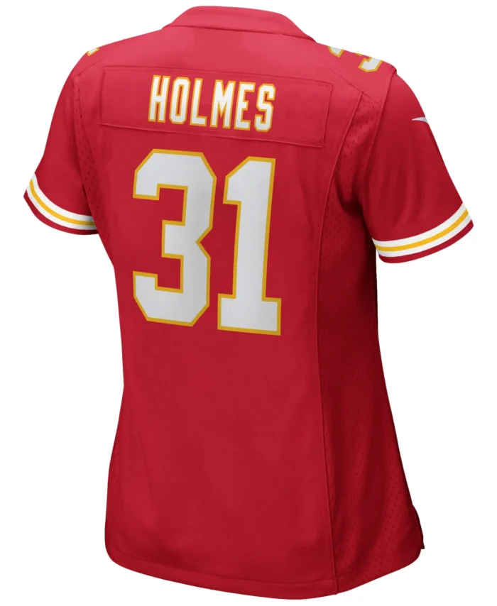 Priest Holmes Kansas City Chiefs Women's Game Retired Player Jersey - Red