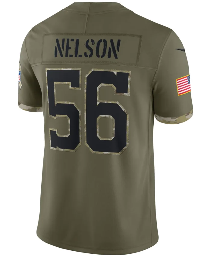 Quenton Nelson Indianapolis Colts Salute To Service Limited Jersey - Olive