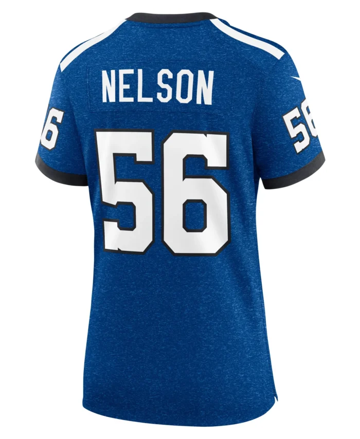 Quenton Nelson Indianapolis Colts Women's Indiana Nights Alternate Game Jersey - Royal