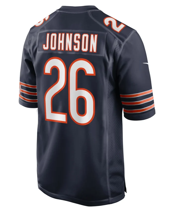 Quindell Johnson Chicago Bears Team Game Jersey -  Navy
