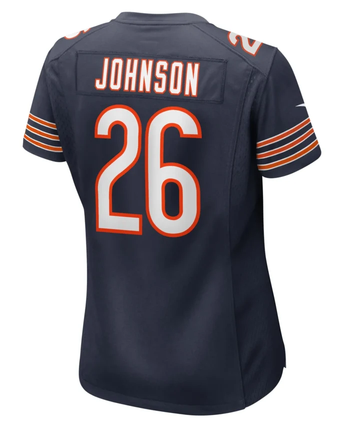Quindell Johnson Chicago Bears Women's Team Game Jersey -  Navy