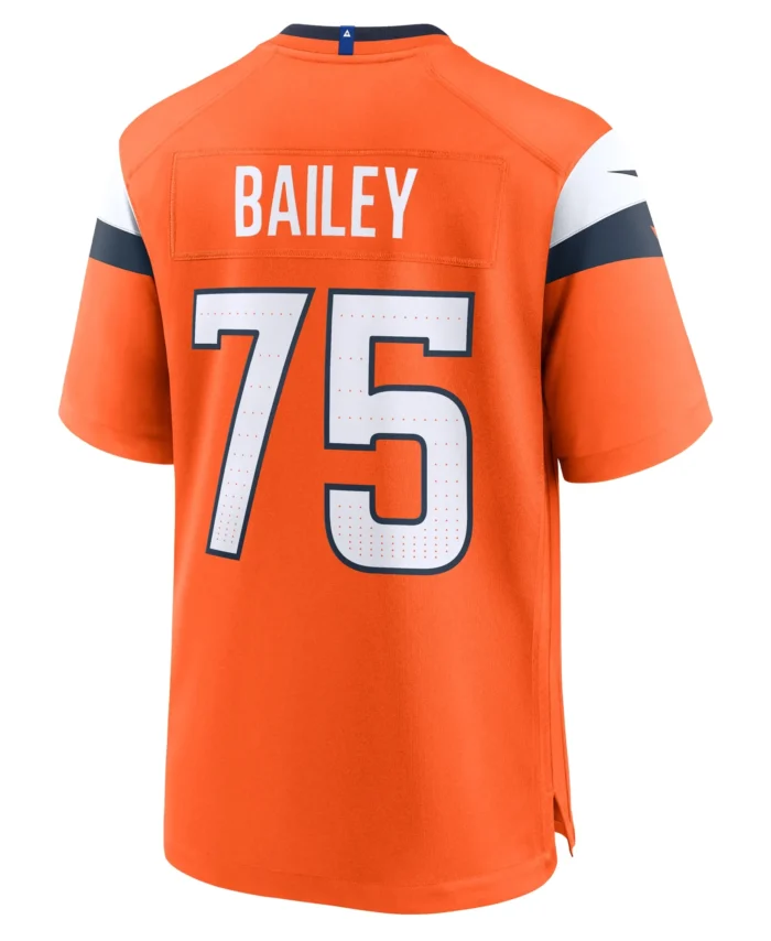 Quinn Bailey Denver Broncos Team Game Jersey -  Orange