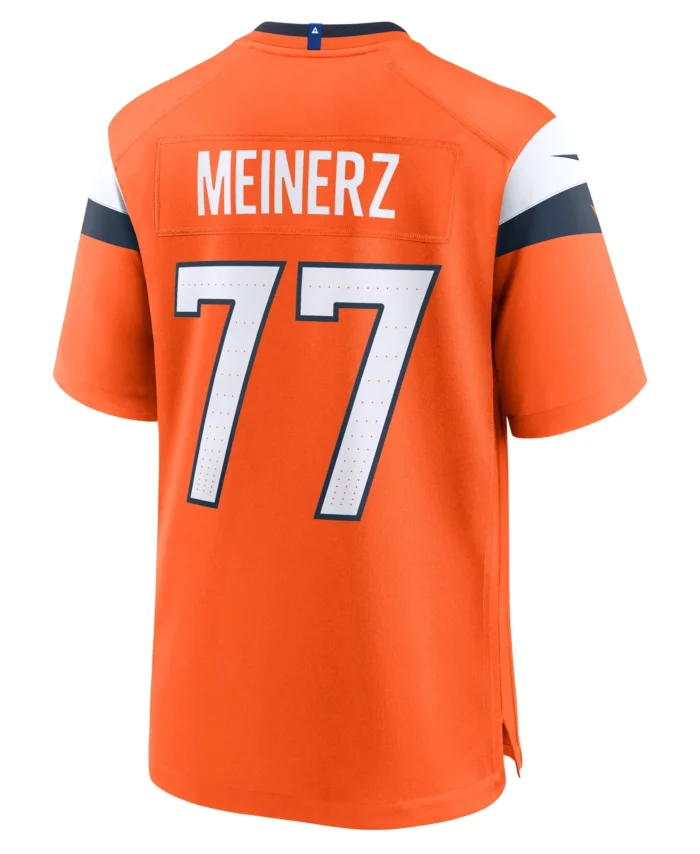 Quinn Meinerz Denver Broncos Team Game Jersey -  Orange
